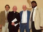 left: Rabbi Barry Silver, Father Joe Gallant, Mr. Bob Israel & Shaikh Shafayat