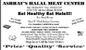 Ashraf Halal Meat Ctr