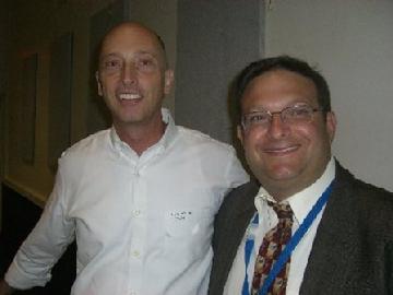 Fr. Scott (left) and Rabbi Frederick Klein (right)