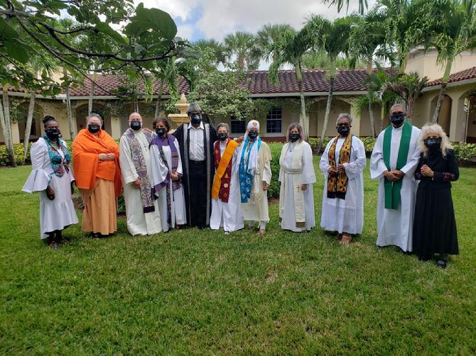 Alhamdulillaah SJIS SACRED JOURNEY INTERFAITH SEMINARY held its Graduation Ordination Ceremony yesterday 11/22/20 for Interfaith Ministers at the Casa San Carlos Retreat Center in Delray Beach Florida USA